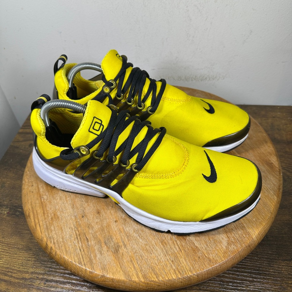 Nike Air Presto Mens Yellow Black Low Top Sneakers FD0034-700 Size 10